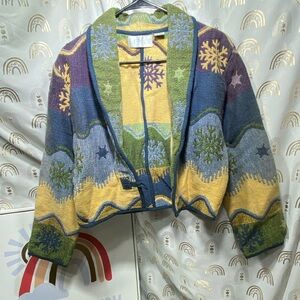 Vintage Casual Corner Annex Vibrant Knit Sweater